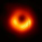 Astronomers image magnetic fields at the edge of M87’s black hole