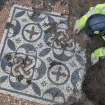 London’s largest Roman mosaic find for 50 years uncovered