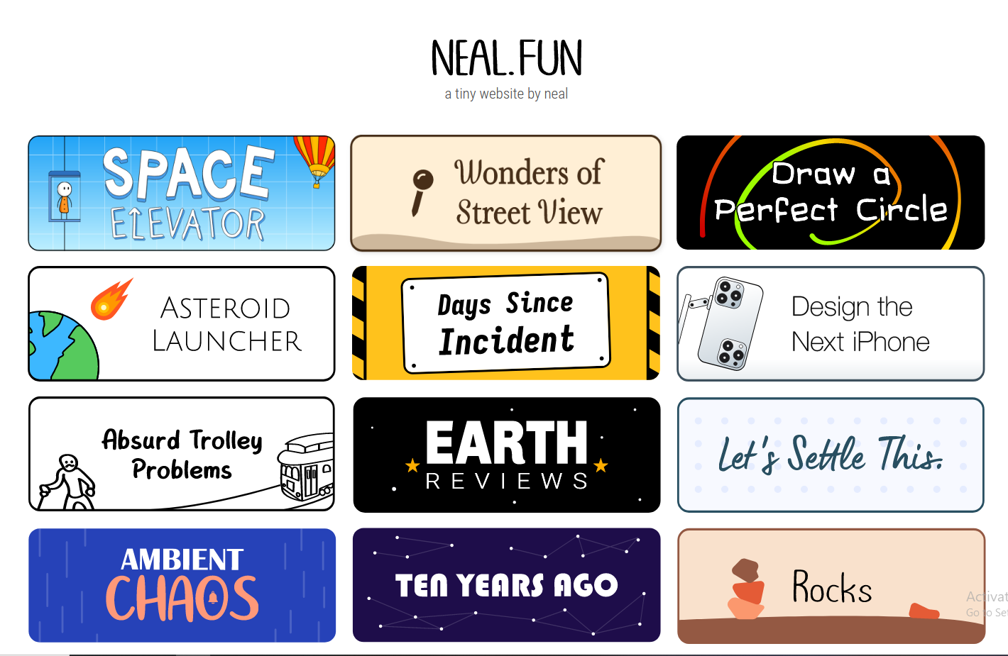 Сайт neal fun. Neal fun. Neal fun Space. Neal fun iphone Design. Infinity Craft Neal fun.